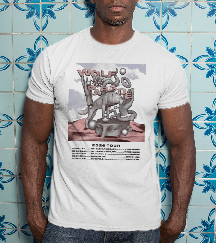 Wolf Parade 2026 North America Tour Dates T-Shirt