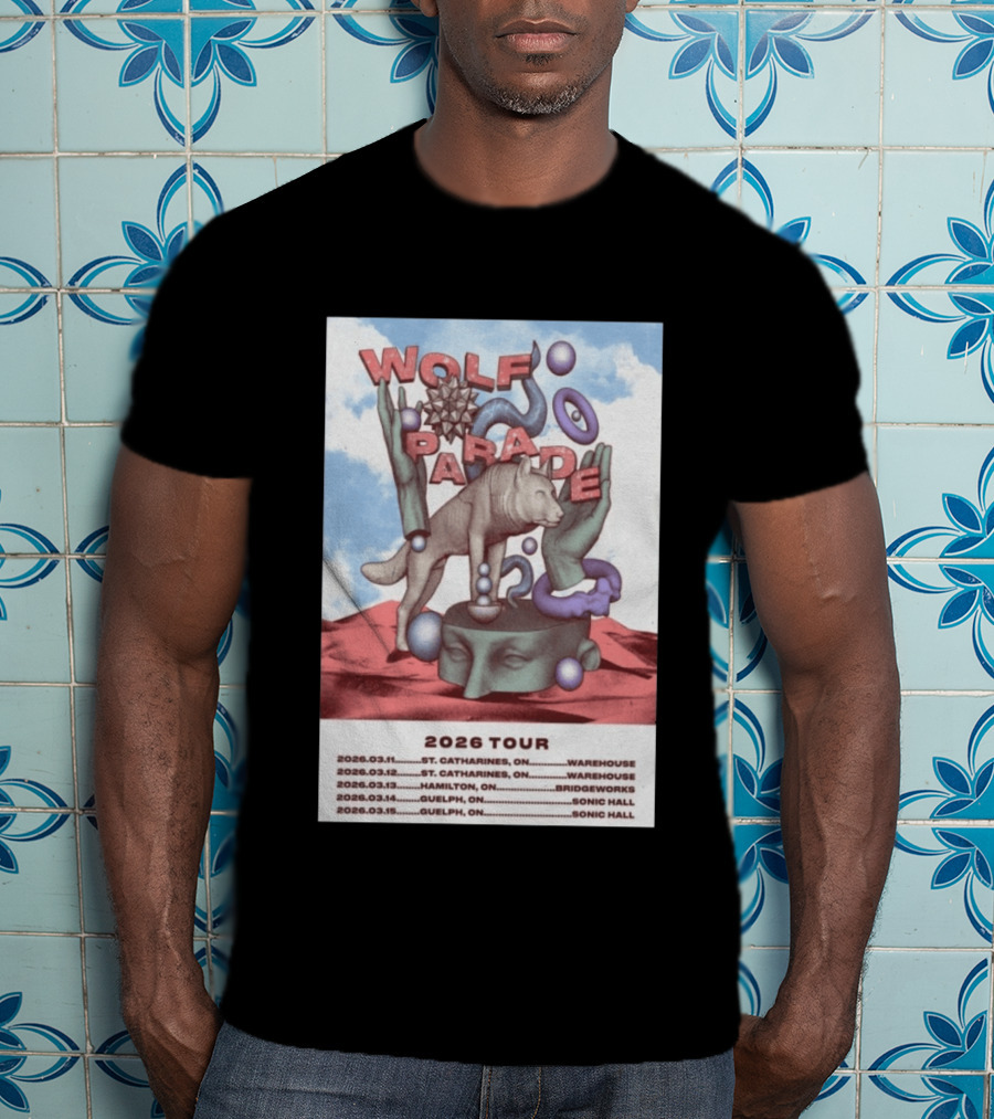 Wolf Parade 2026 Tour St. Catharines Hamilton Guelph Concert Dates T-Shirt
