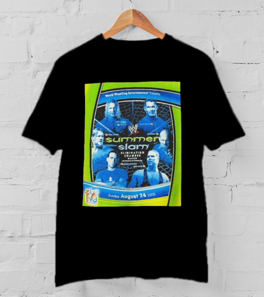 WWE SummerSlam 2003 Elimination Chamber Match T-Shirt