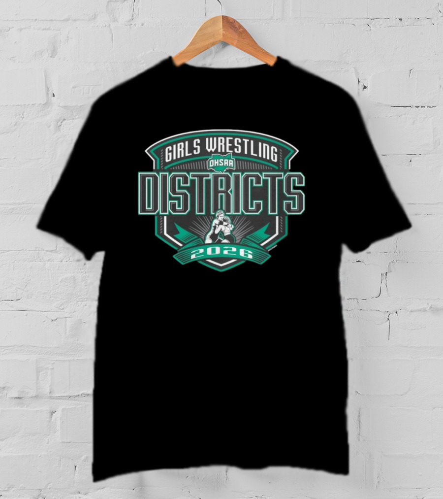 2026 OHSAA Girls Wrestling Districts Competition T-Shirt