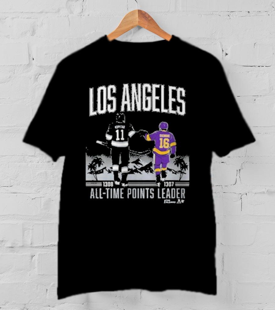 Los Angeles Anze Kopitar Marcel Dionne All Time Points Leader 1989 1997 T-Shirt