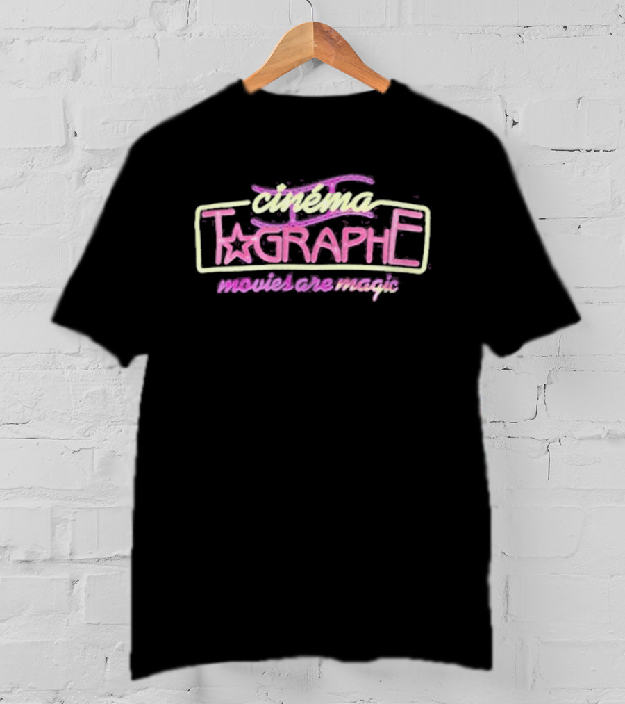 Cinématographe Movies Are Magic Retro Cinema Aesthetic T-Shirt