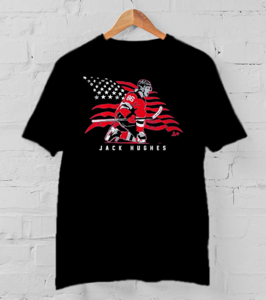 Jack Hughes Stars & Stripes 86 USA Hockey T-Shirt