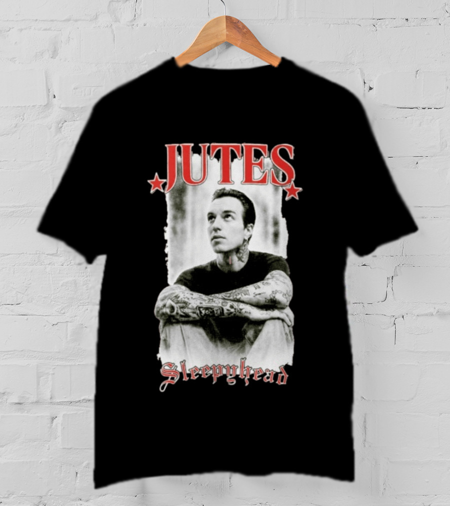 Jutes Sleepyhead Tattooed Star T-Shirt