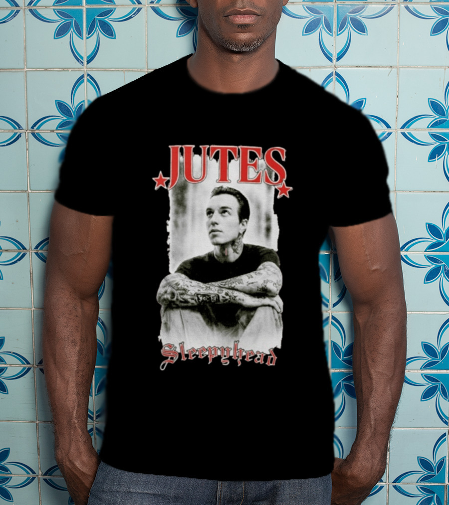 Jutes Sleepyhead Tattooed Star T-Shirt