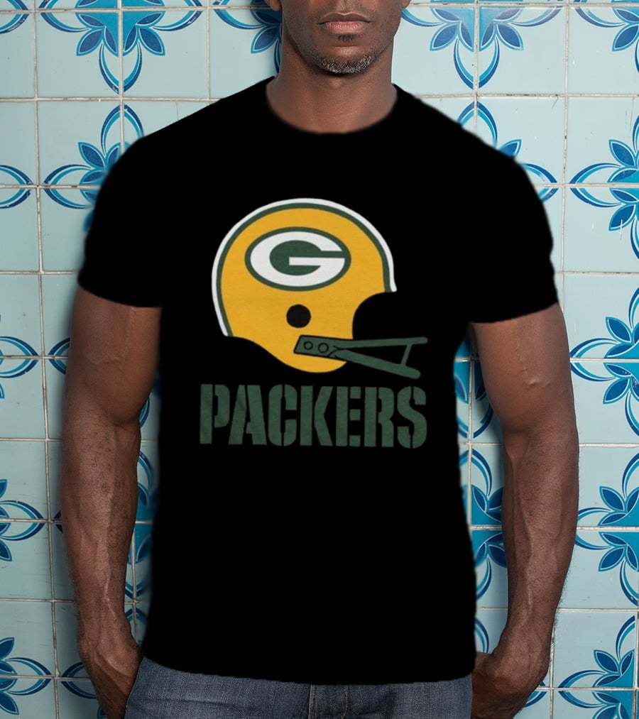 Green Bay Packers Helmet G Icon Packers T-Shirt