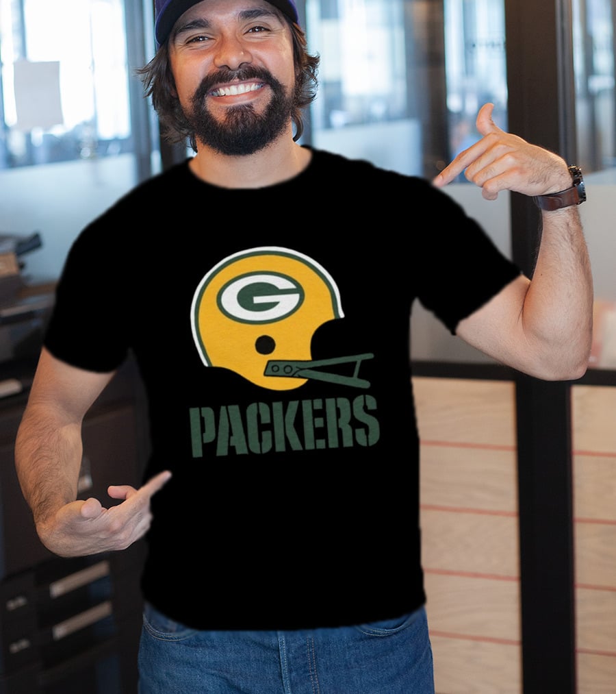 Green Bay Packers Helmet G Icon Packers T-Shirt
