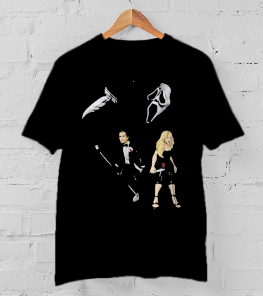 Ice Nine Kills McKenna Grace Horror Collaboration With Knives And Masks T-Shirt
