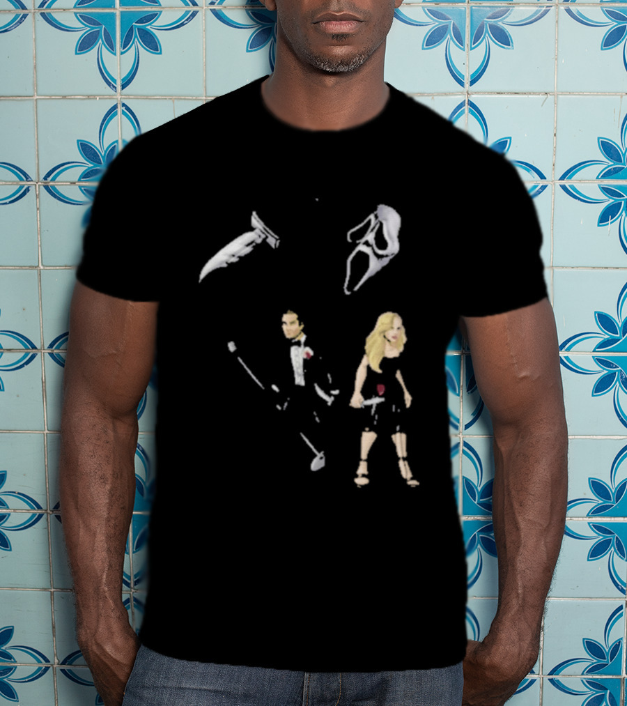 Ice Nine Kills McKenna Grace Horror Collaboration With Knives And Masks T-Shirt