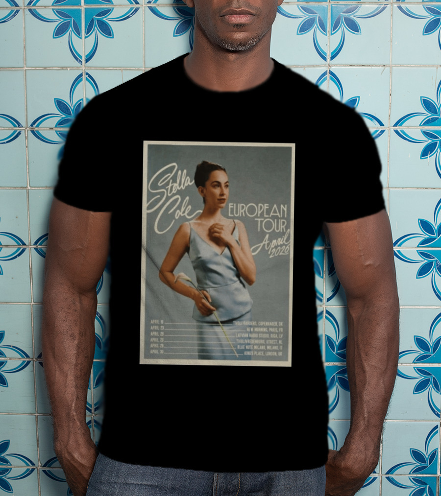 Stella Cole European Tour April 2026 Tivoli Gardens Blue Note Kings Place T-Shirt