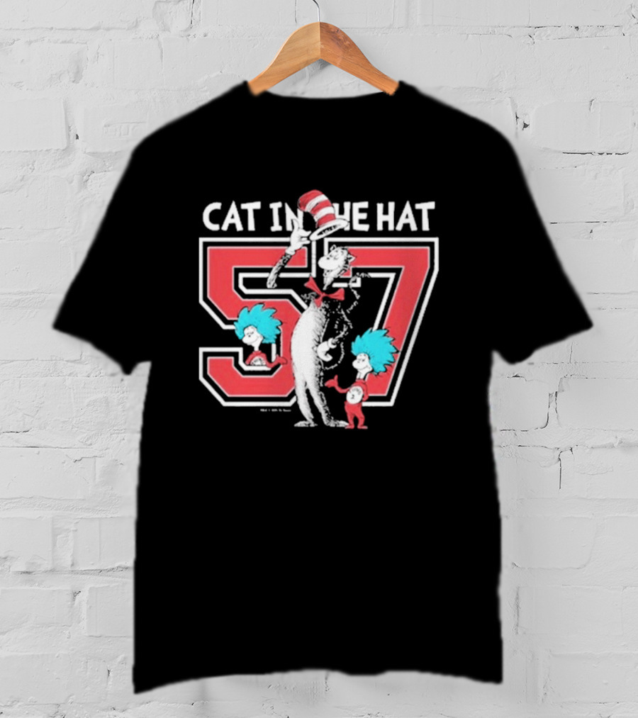 Cat In The Hat 57 Thing One And Thing Two T-Shirt