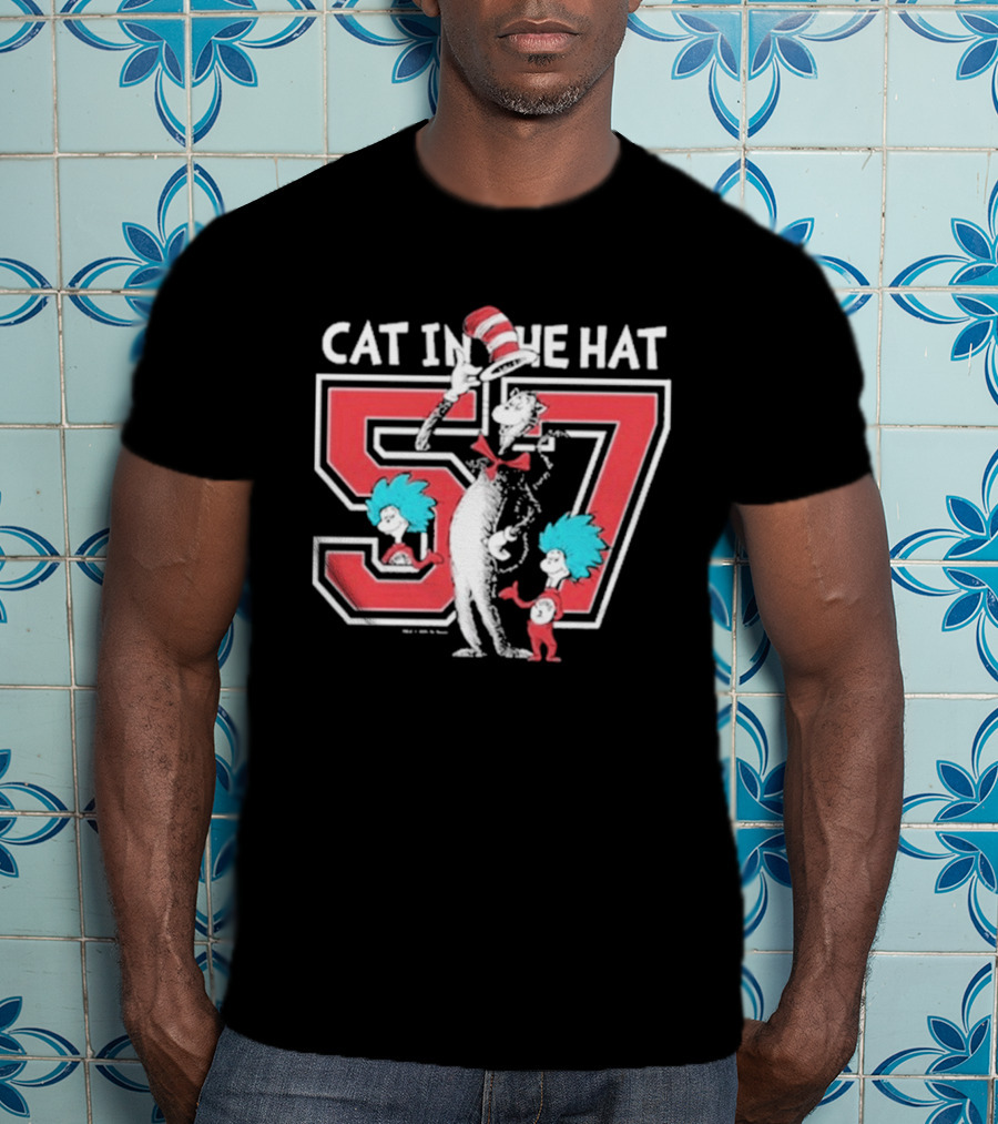 Cat In The Hat 57 Thing One And Thing Two T-Shirt
