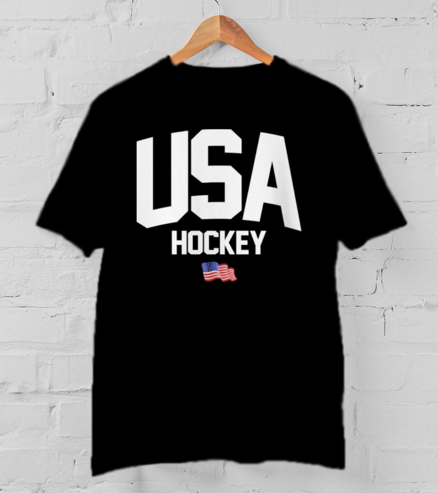 USA Hockey American Flag T-Shirt