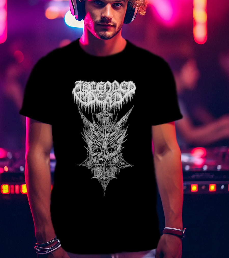 Ascended Dead Sigil Dripping Skull T-Shirt