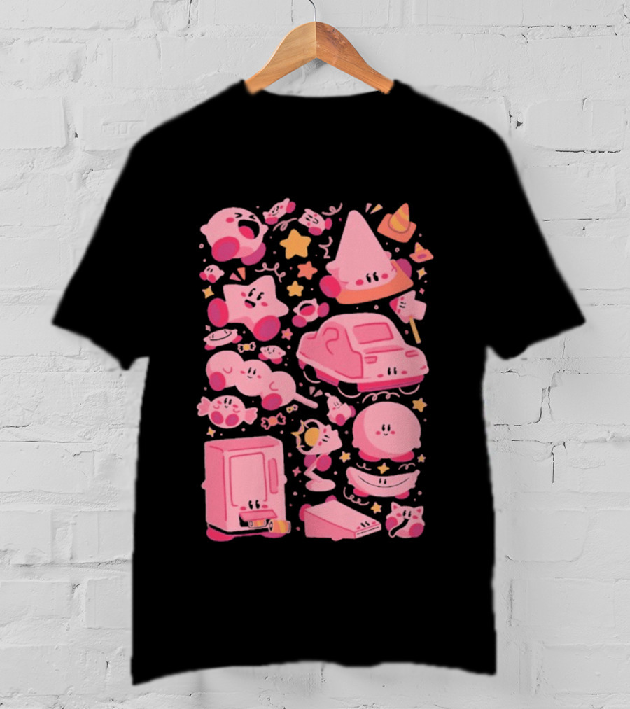 Pink Overload Arigatees Studio Whimsical Cute Cartoons T-Shirt