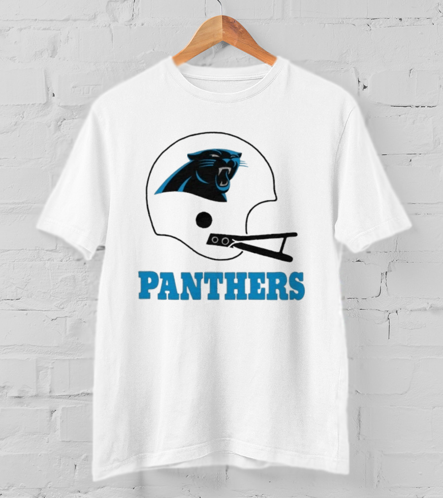 Panthers Football Helmet Carolina T-Shirt