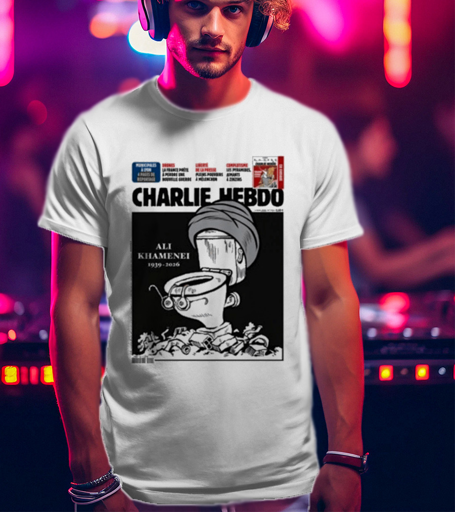 Charlie Hebdo Khamenei Cover Toilet Humour Edition T-Shirt