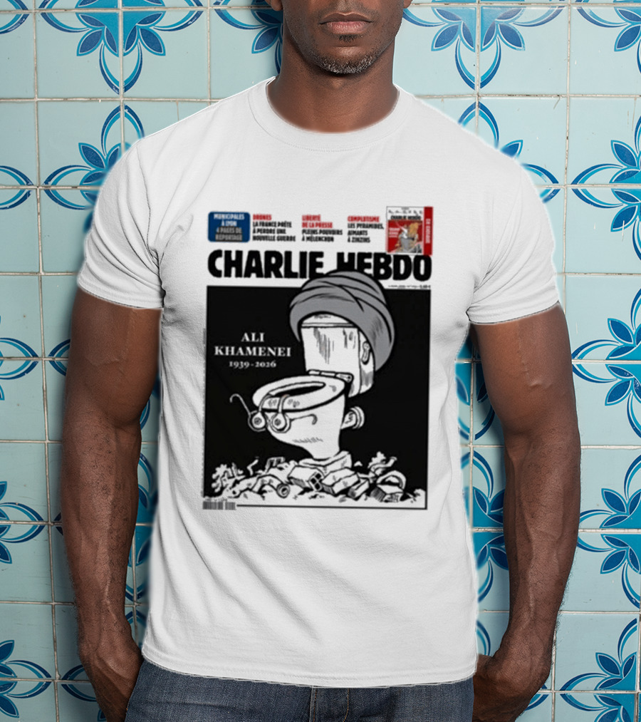 Charlie Hebdo Khamenei Cover Toilet Humour Edition T-Shirt