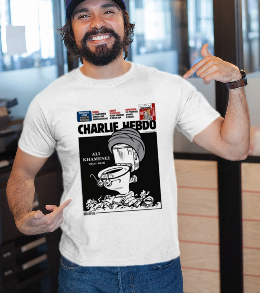 Charlie Hebdo Khamenei Cover Toilet Humour Edition T-Shirt
