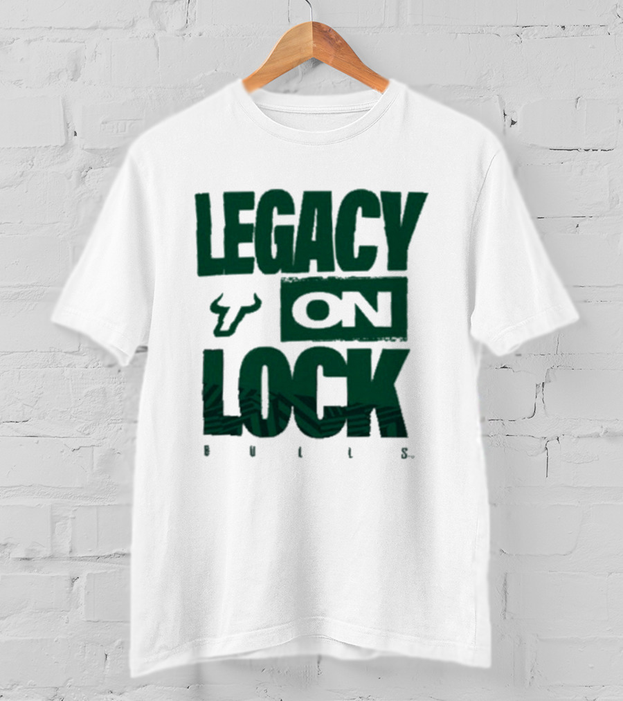 South Florida Bulls Legacy On Lock Bench Basketball T-Shirt