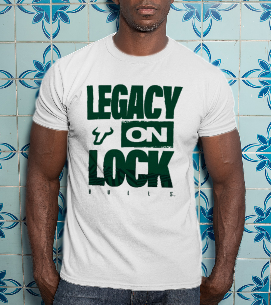 South Florida Bulls Legacy On Lock Bench Basketball T-Shirt