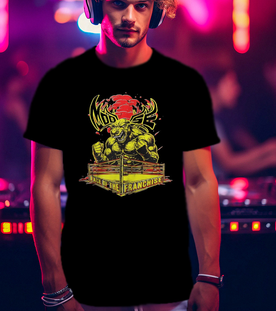 Moose Rage Face Of The Franchise Wrestling Ring T-Shirt