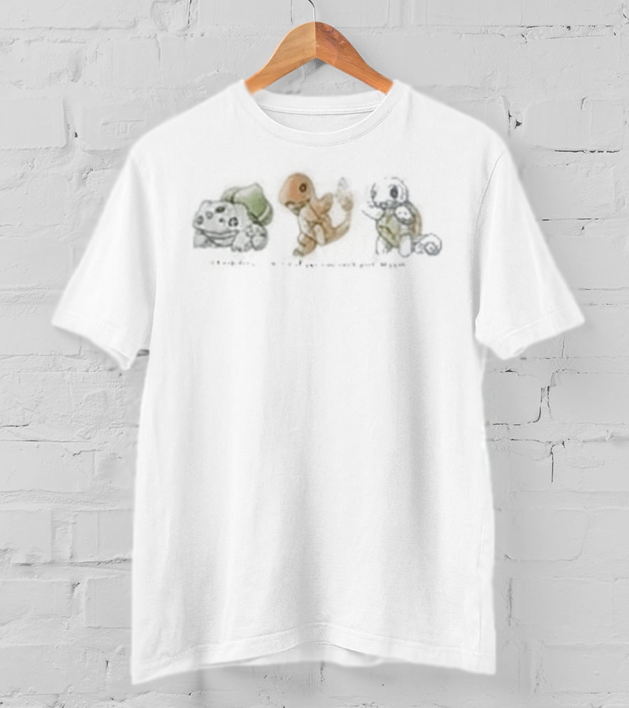 Uniqlo Pokemon Bulbasaur Charmander Squirtle Kids Collection T-Shirt