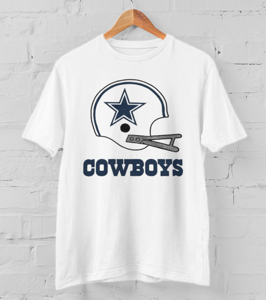 Dallas Cowboys Star Emblem Helmet Cowboys T-Shirt