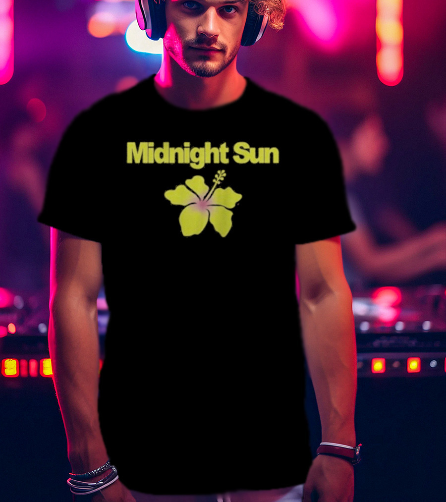 Zara Larsson Hibiscus Midnight Sun T-Shirt