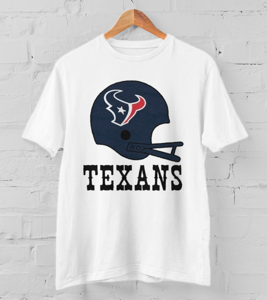 Houston Texans Big Helmet Texans Football Team T-Shirt