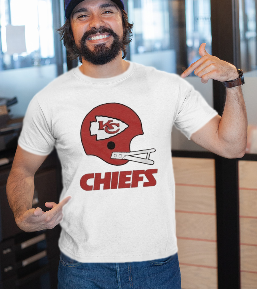 Kansas City Chiefs KC Helmet Logo Chiefs T-Shirt