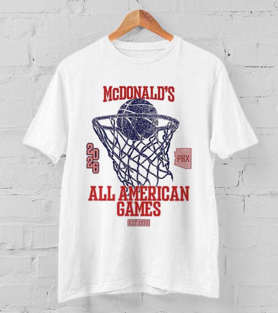 McDonald's All American Games 2026 Phoenix Basketball Event T-Shirt