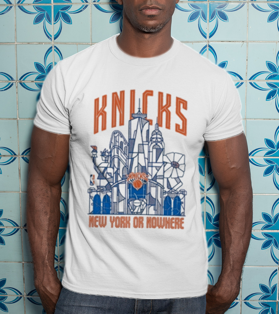 Knicks New York Or Nowhere Skyscraper T-Shirt
