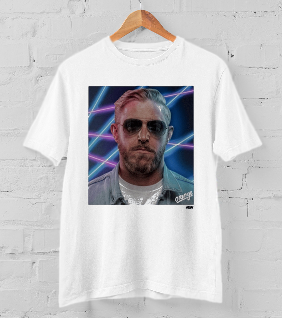 Orange Cassidy Yearbook 90's Neon Laser T-Shirt