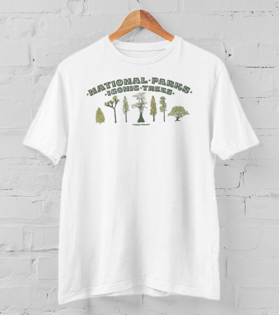 National Parks Trees Checklist Project Iconic Tree T-Shirt