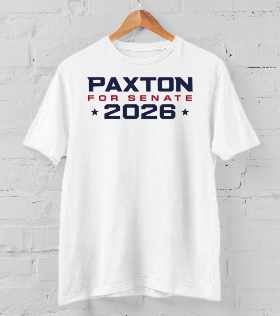 Paxton For Senate 2026 Election Campaign Stars T-Shirt