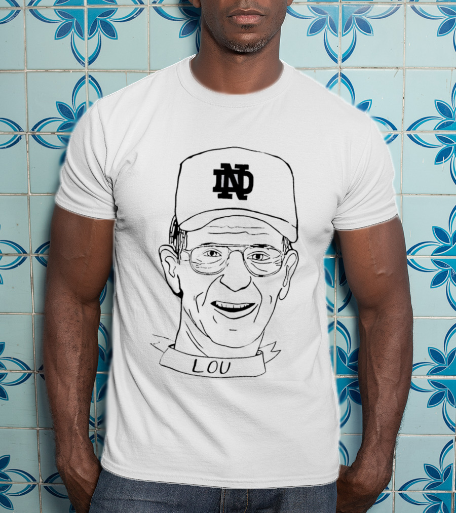 RIP Coach Lou Holtz Notre Dame Tribute IN Hat T-Shirt