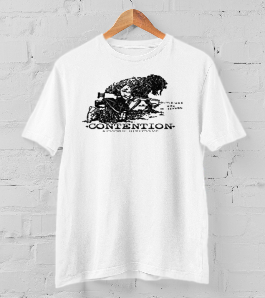 Contention Crosshairs Evil Greed Rage Against Authority T-Shirt