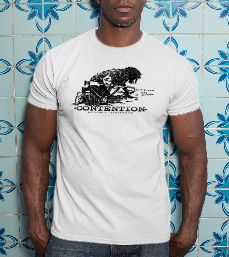 Contention Crosshairs Evil Greed Rage Against Authority T-Shirt