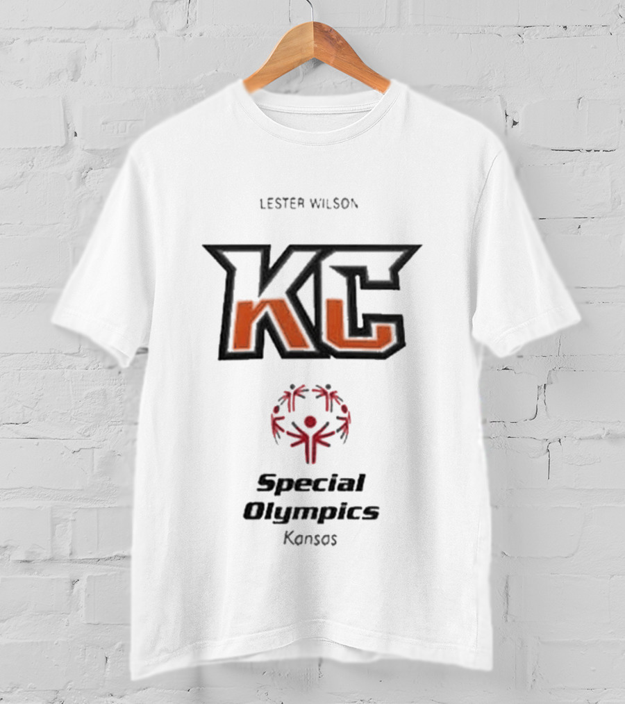 Lester Wilson KC Special Olympics Kansas T-Shirt