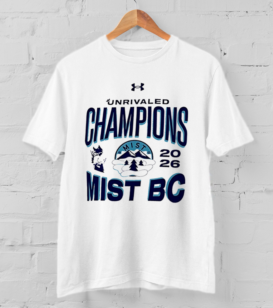 Unrivaled Champions 2026 Mist BC Under Armour T-Shirt