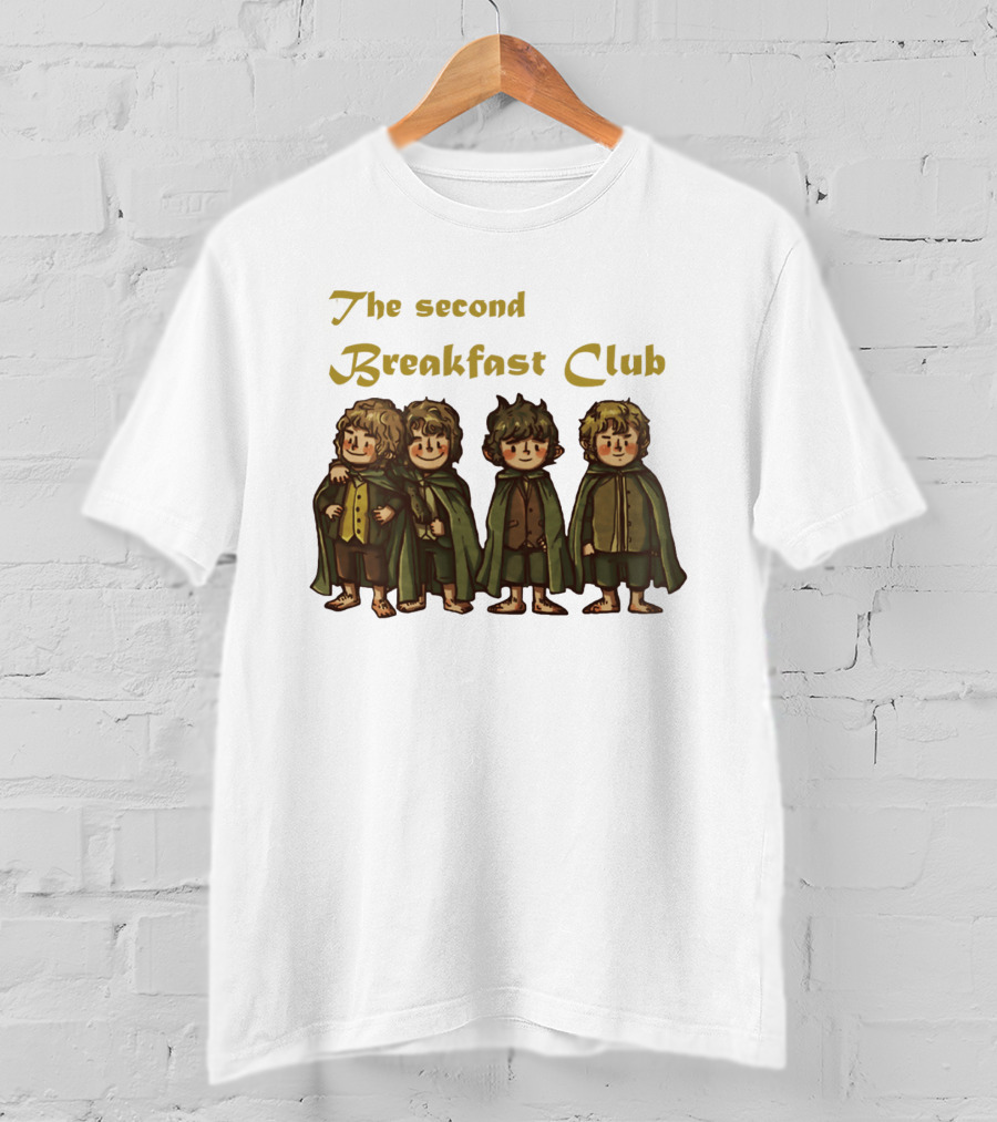 The Second Breakfast Club Hobbits LOTR T-Shirt