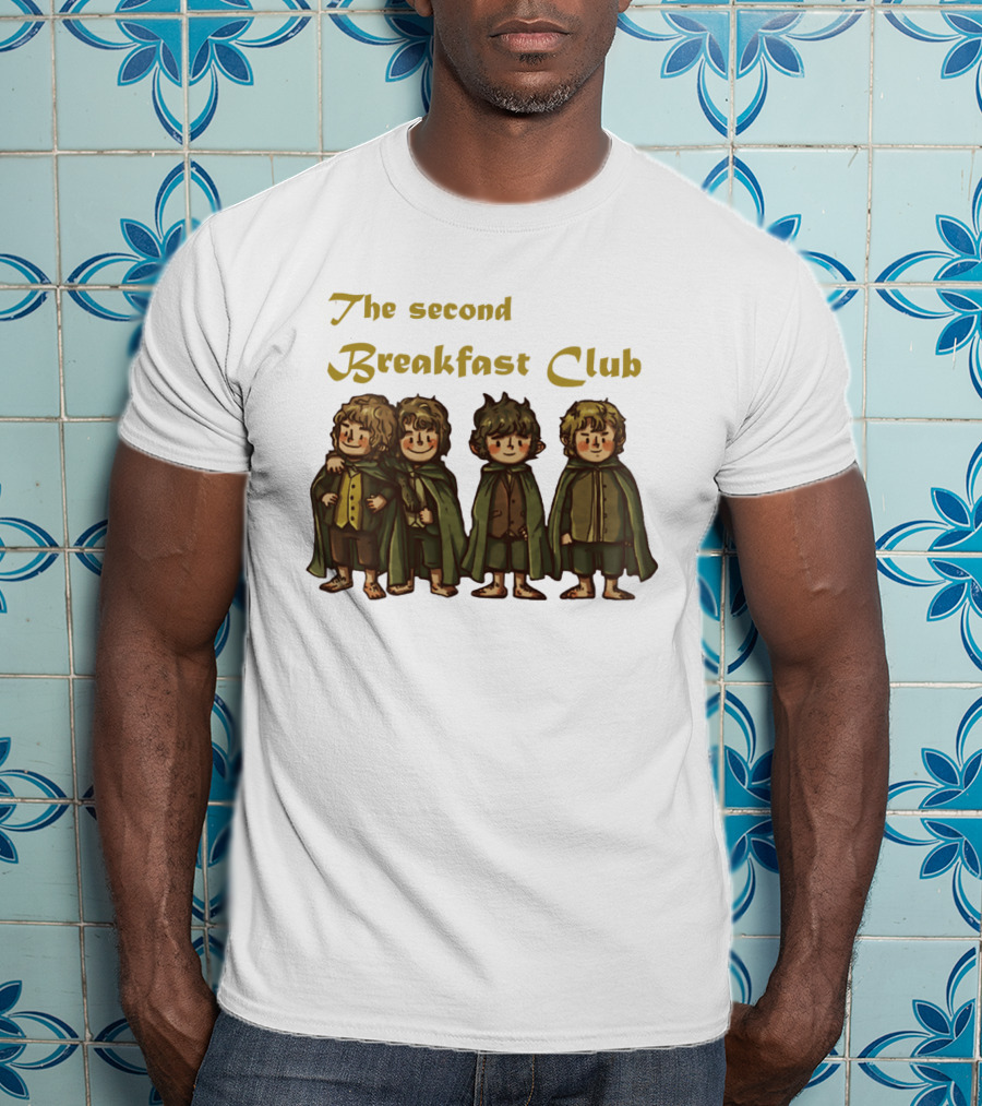 The Second Breakfast Club Hobbits LOTR T-Shirt