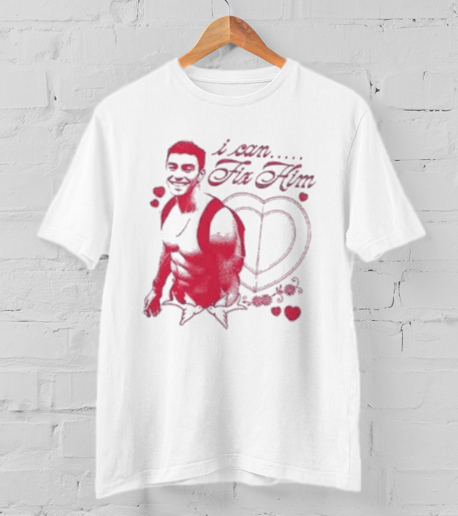 Luigi Mangione I Can Fix Him Heart And Roses T-Shirt