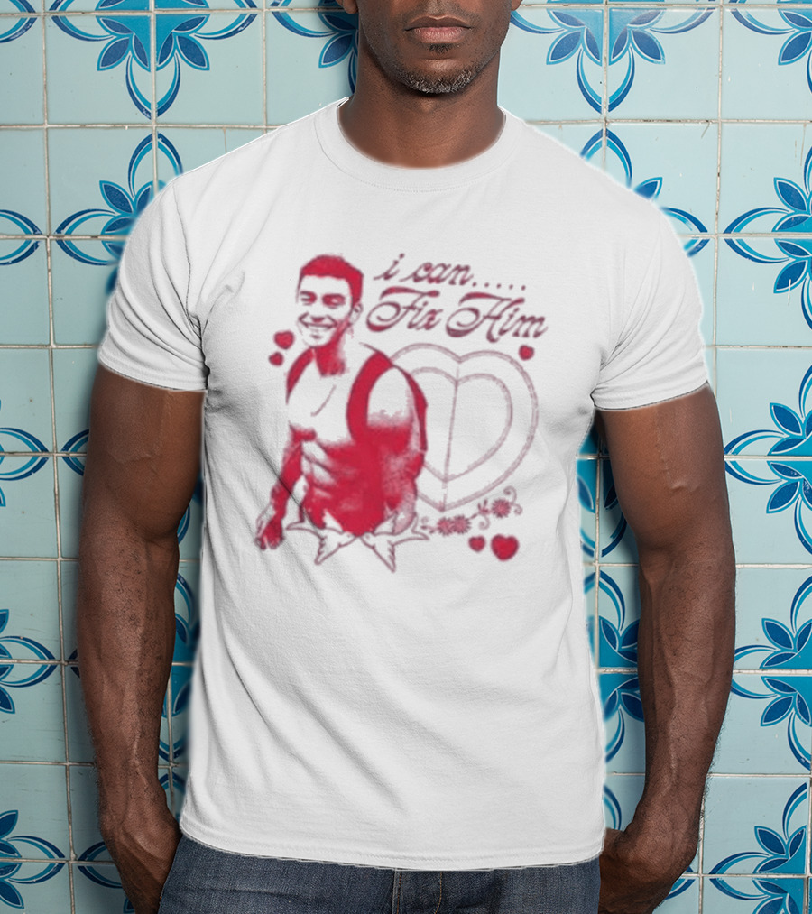 Luigi Mangione I Can Fix Him Heart And Roses T-Shirt