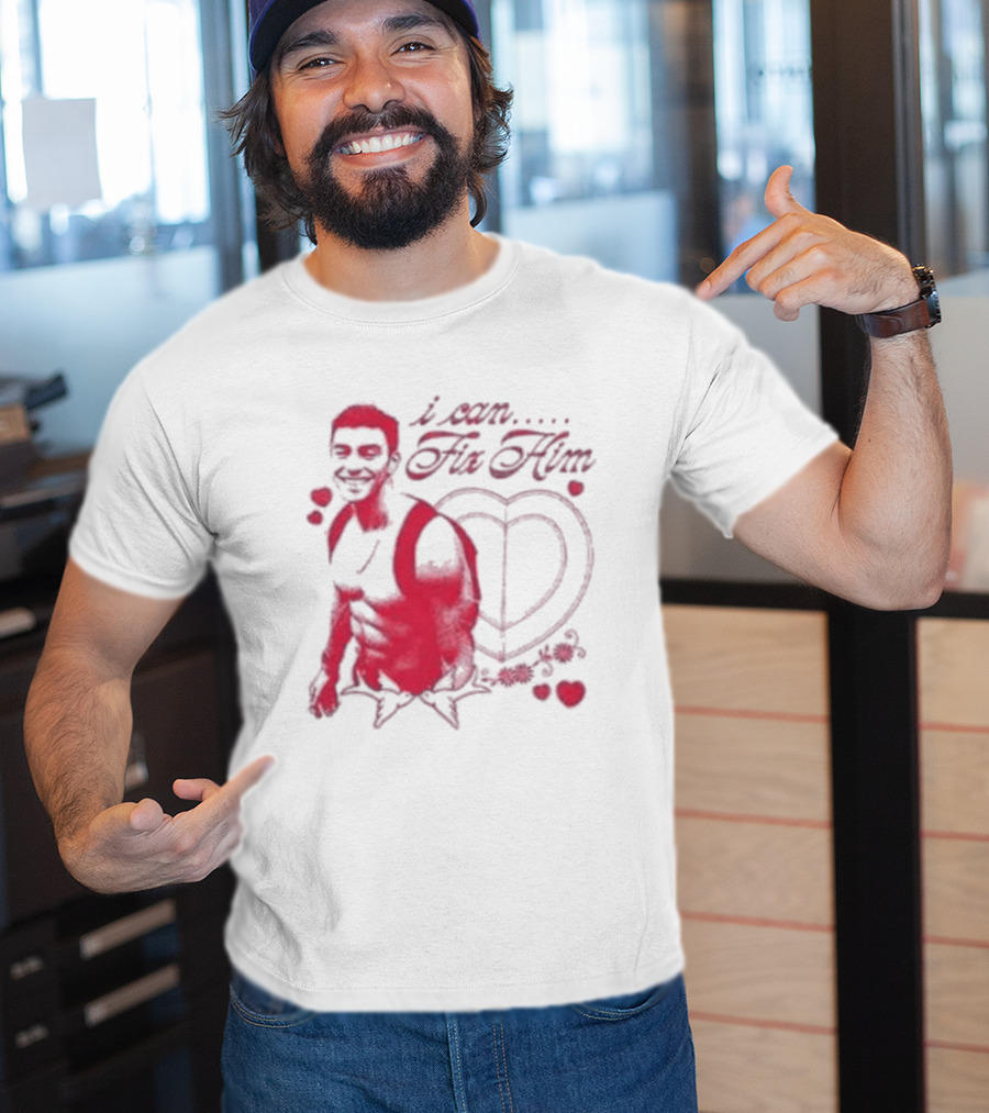 Luigi Mangione I Can Fix Him Heart And Roses T-Shirt