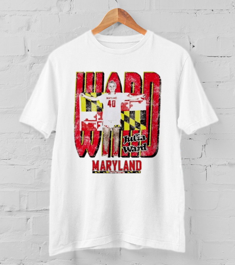 Maryland Terrapins Julia Ward 40 Player T-Shirt