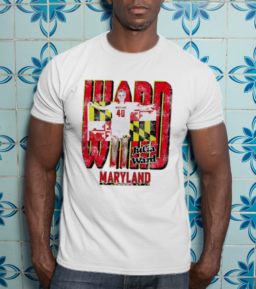 Maryland Terrapins Julia Ward 40 Player T-Shirt