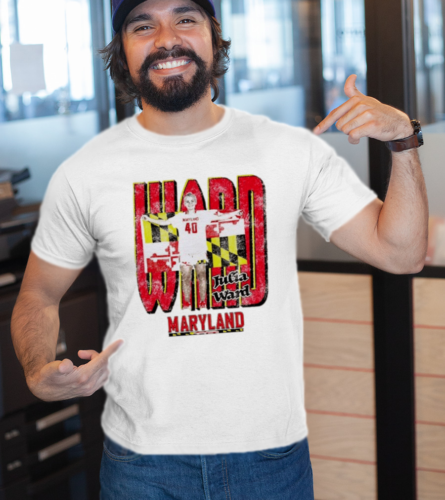 Maryland Terrapins Julia Ward 40 Player T-Shirt