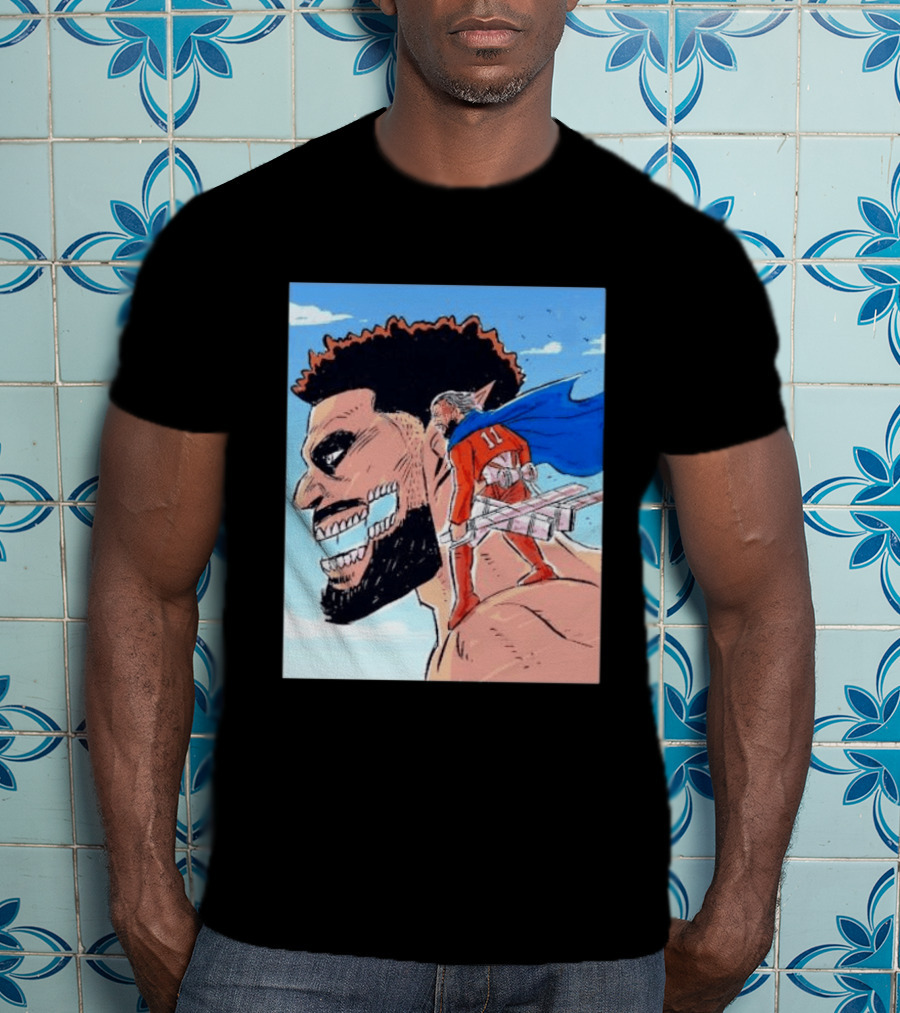 Attack On Titan Jalen Brunson New York Knicks T-Shirt